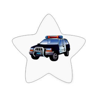 Police Office Design Car Digital Art Destiny Stickers
