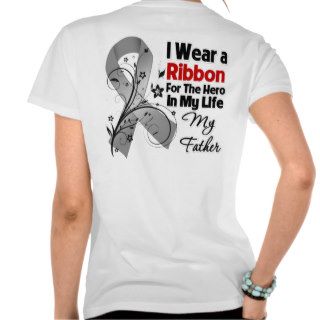 Father Hero in My Life Brain Cancer Shirts