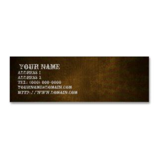 Old Leather Business Card Template