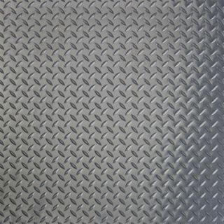 G Floor 9 ft. x 20 ft. Diamond Tread Commercial Grade Slate Grey Garage Floor Cover and Protector GF75DT920SG