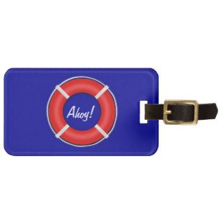 Life Ring Personalized Luggage Tag