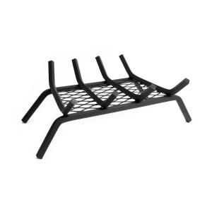 Pleasant Hearth 1/2 in. Steel Fireplace Grate 18 in. 4 Bar with Ember Retainer BG5 184EM