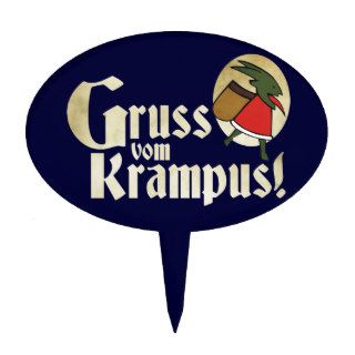 Gruss Vom Krampus Cake Topper