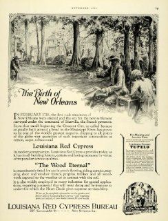 1926 Ad New Orleans Louisiana Red Cypress Swamp Tupelo   Original Print Ad  