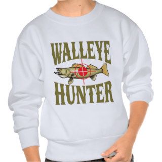 Walleye Hunter Pull Over Sweatshirt