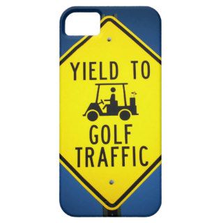 Yield to Golf Traffic iPhone 5 Case