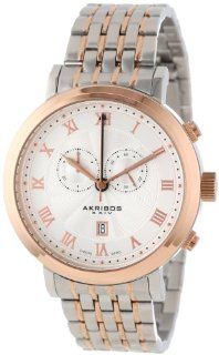 Akribos XXIV Men's AK590TTR Swiss Chronograph Stainless Steel Bracelet Watch Akribos XXIV Watches