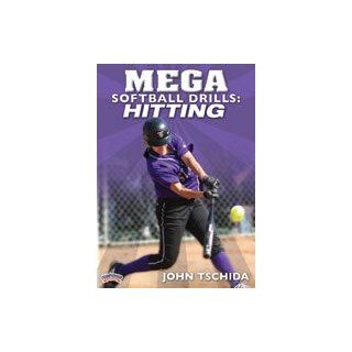John Tschida Mega Softball Drills Hitting (DVD)  Softball Training Aids  Sports & Outdoors