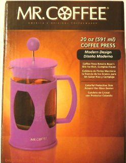 Mr. Coffee 20 oz (591 ml) Coffee (French) Press Purple Kitchen & Dining