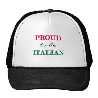 Proud To Be Italian Trucker Hat