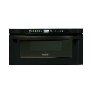Sharp 30 in. W 1.2 cu. ft. Built in Microwave Drawer in Black with Sensor Cooking KB6525PK