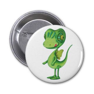 Cartoon character   Angel lizard Pin