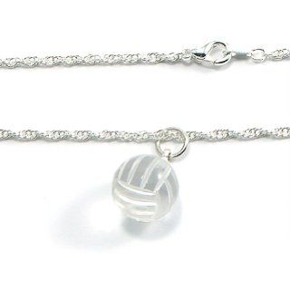 GemGear Crystal Volleyball Pendant Sports & Outdoors