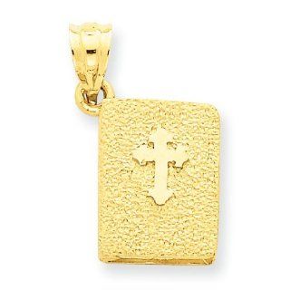 14k Gold Bible Charm Jewelry