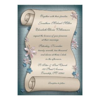 Elegant Scroll Wedding ~ Invitations