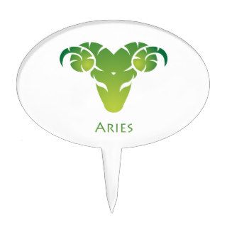 Aries star sign cake pick