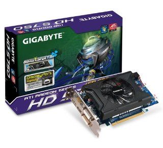 GIGABYTE ATI Radeon HD5750 1 GB DDR5 2DVI/HDMI/DisplayPort PCI Express Video Card GV R575D5 1GD Electronics