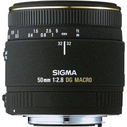 Sigma 50MM F2.8 EX DG Macro Nikon Lens (Factory Refurbished)
