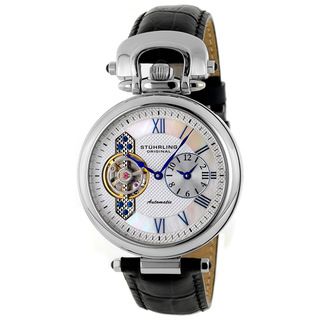 Stuhrling Original Emperor Men's Open Heart Dual Time Watch Stuhrling Original Men's Stuhrling Original Watches