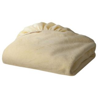 TL Care Heavenly Soft Chenille Fitted Crib Sheet   Maize