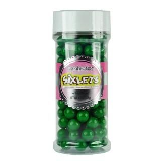 Dark Green Sixlets Shaker Jar