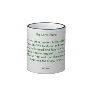 The Lords Prayer Our Father, who art in heaven,Mug