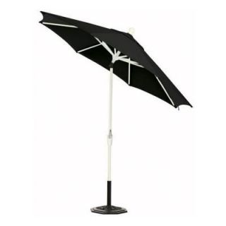 Home Decorators Collection Sunbrella 7 1/2 ft. Auto Tilt Patio Umbrella in Black DISCONTINUED 6960400210