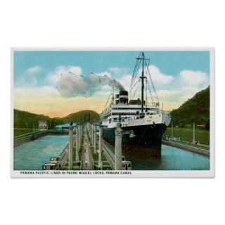 SS Pennsylvania Vintage Passenger Ship Print