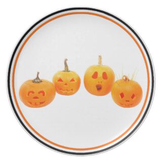Halloween Pumpkins Dinner Plates