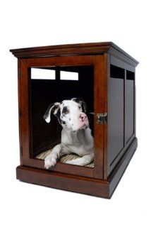 XL Extral Large Mahogany TownHaus Hideaway Dog House Nightstand End Table  Pet Beds 