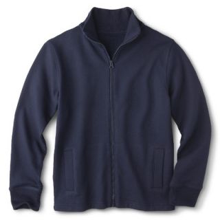 Cherokee Boys School Uniform Fleece Zipper Sweater   Xavier Navy S