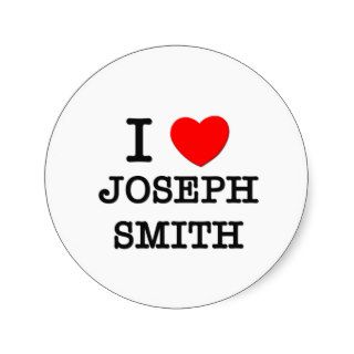 I Love Joseph Smith Stickers