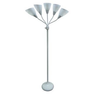 Room Essentials 5 Arm Floor Lamp   True White (Includes CFL Bulb)