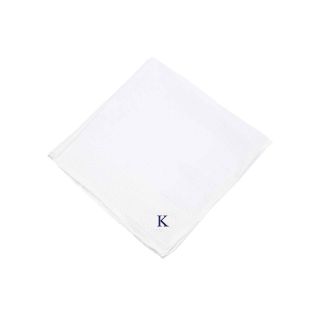 Personalized 3 pk. Hand Rolled Hankies, K, Mens