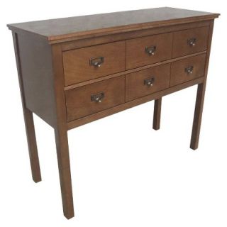 Console Table Threshold Apothecary Accent Table   Brown