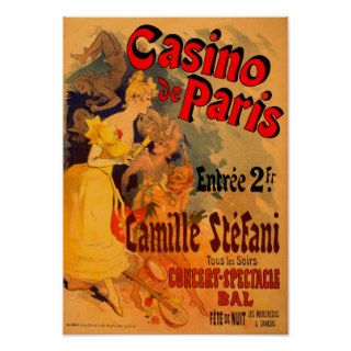 Vintage French Advertisement ~ Casino de Paris Poster
