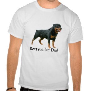 Rottweiler Dad T Shirt