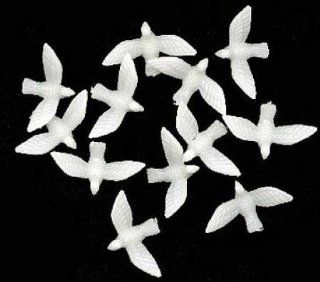 3/4" Miniature White Doves   Total of 578 Mini White Plastic Doves (Four Packages) Health & Personal Care