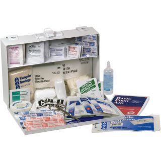 Medique 25 Person First Aid Kit   Metal Case, Meets ANSI Standards, Model