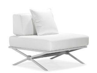 Zuo Xert Modular Chair, White   Armchairs