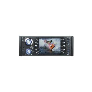Soundstorm SD745T IN DASH DVD//CD AM/FM Receiver with 3.5 Inch Widescreen TFT Monitor with Built In TV Tuner  Vehicle Receivers 