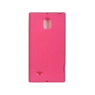 Hot Pink Soft Silicone Gel Skin Cover Case for LG Spectrum 2 VS930 Optimus LTE II 2 VS930 Cell Phones & Accessories