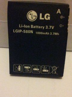 LG 1000mAh Original OEM Battery for LG LX610 Lotus Elite/UX700 Bliss/KM 900 Arena/GT 950   Non Retail Packaging   Black Cell Phones & Accessories