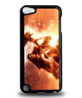 Fire Grim Reaper Design iPod Touch 5th Generation Hard Shell Case Cell Phones & Accessories