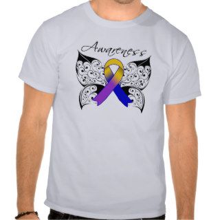 Tattoo Butterfly Awareness   Bladder Cancer Shirts