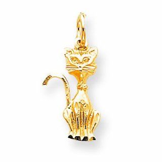 10k Tom Cat Charm Shop4Silver Jewelry