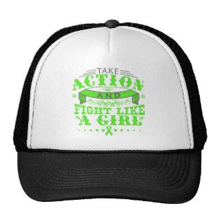 Non Hodgkins Lymphoma Take Action Fight Like A Gir Trucker Hat