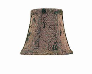 Lite Source CH582 5 5 Inch Lamp Shade, Brown   Lampshades  