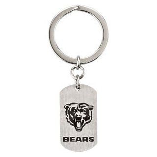 Stainless Steel Chicago Bears Tm Name & Logo K Jewelry
