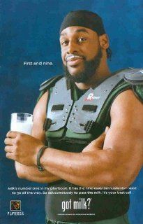 Got Milk? Donovan McNabb (With "Got Milk?" Logo) NFL Quarterback Original Photo Print Ad  